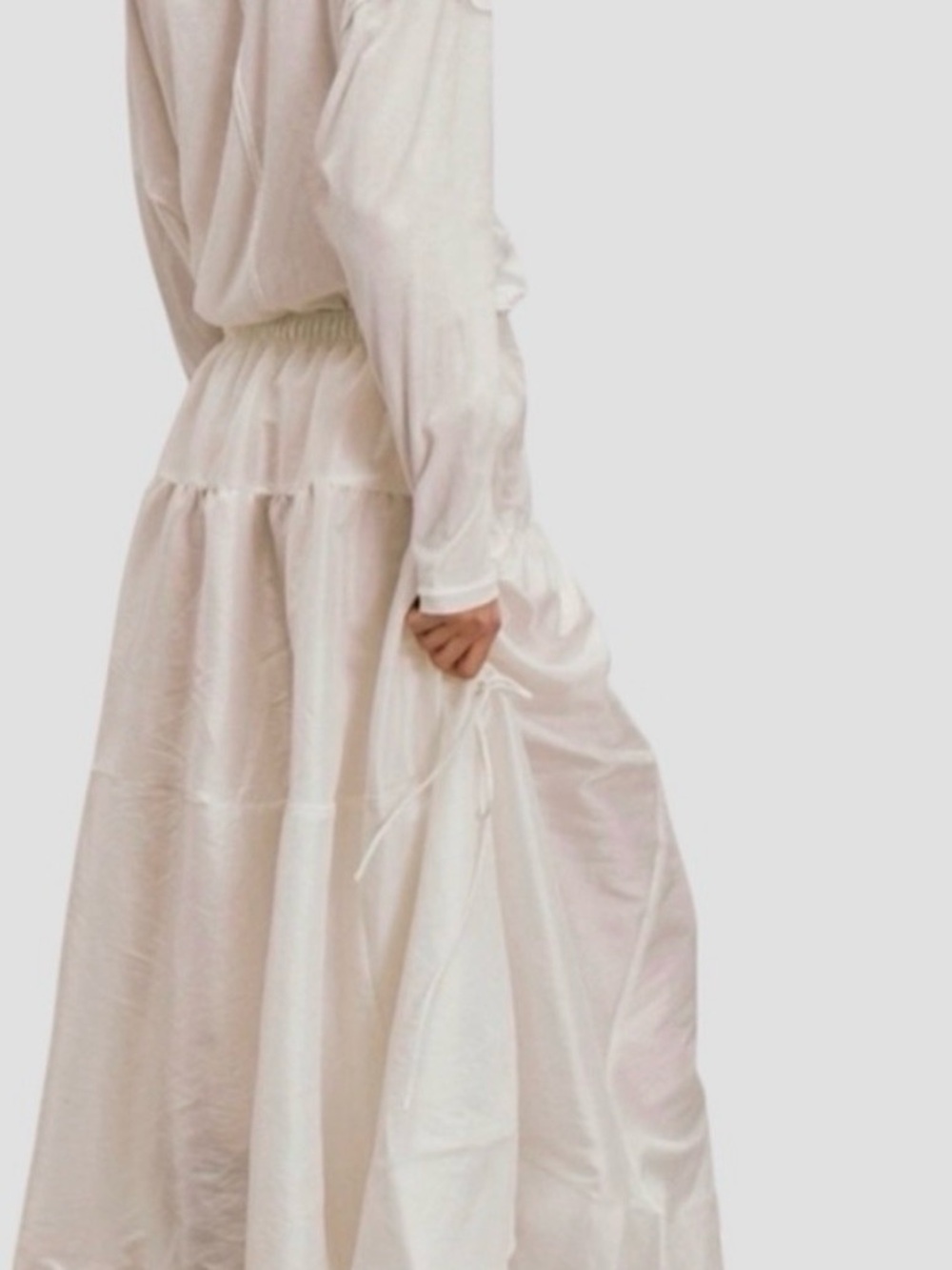 Free People Emery Drop Waist Elegant Drawstring Maxi Skirt - Women's - Picture 6 of 10